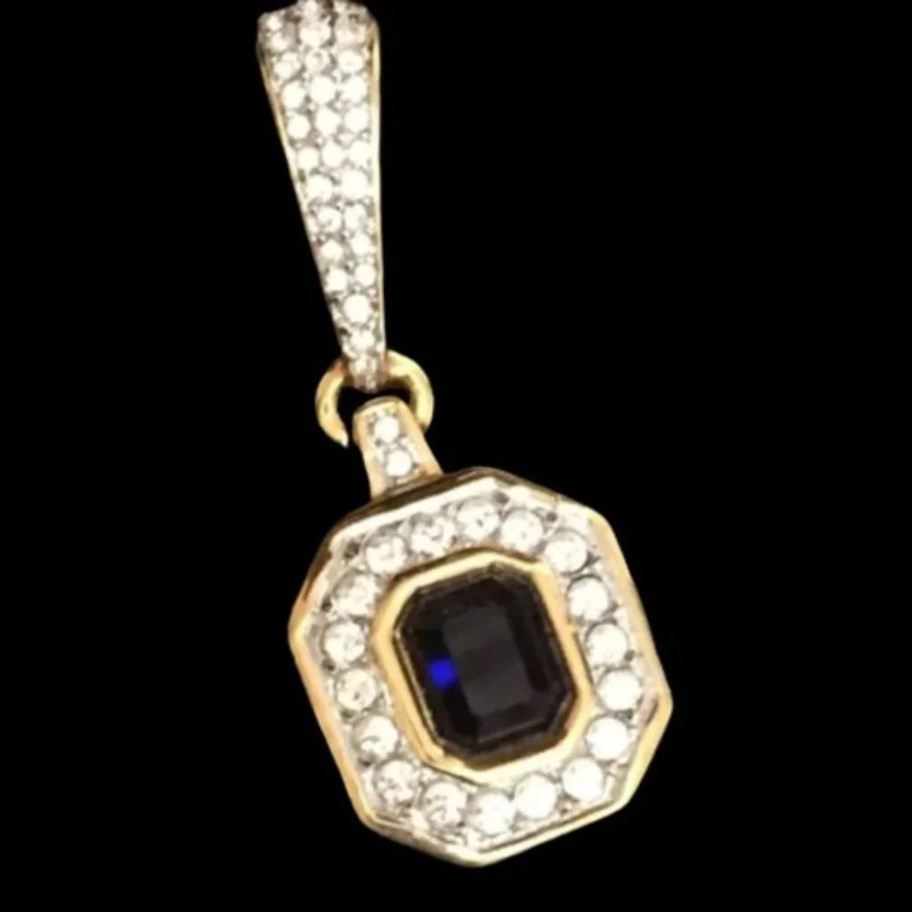 Vintage Swarovski SAL Huge Rhinestone Pendant